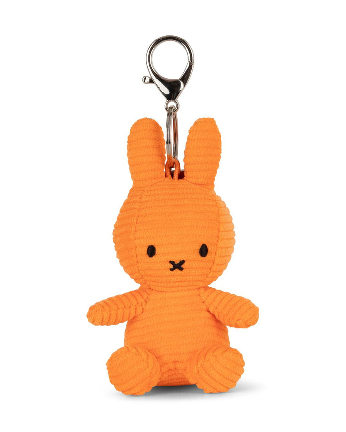 Miffy Keyring / Bag Charm in Orange Corduroy | Miffy Keyring + Bag Charm