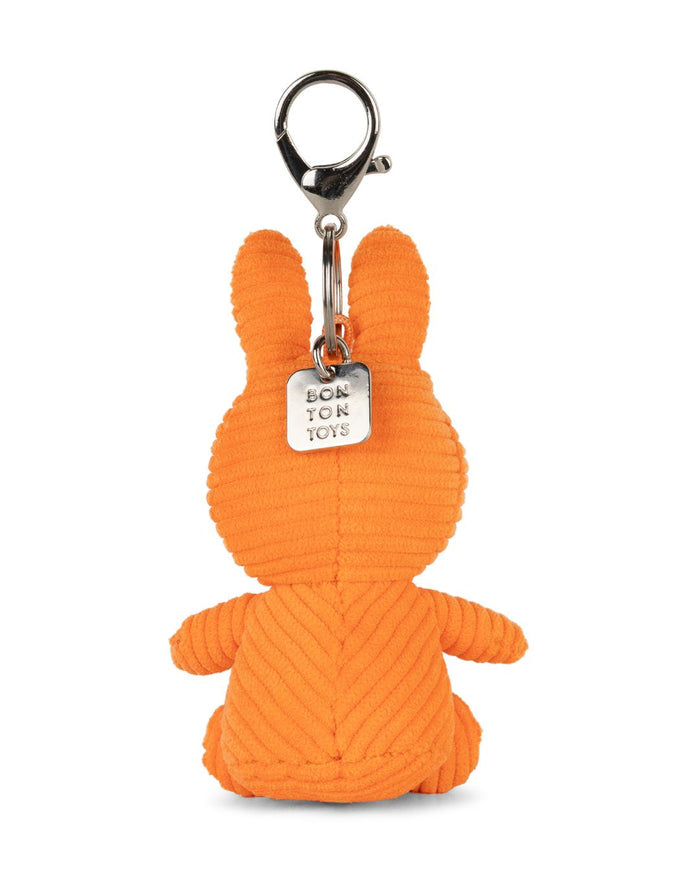 Miffy Keyring / Bag Charm in Orange Corduroy | Miffy Keyring + Bag Charm