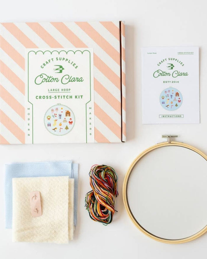 Cotton Clara cross-stitch kit.