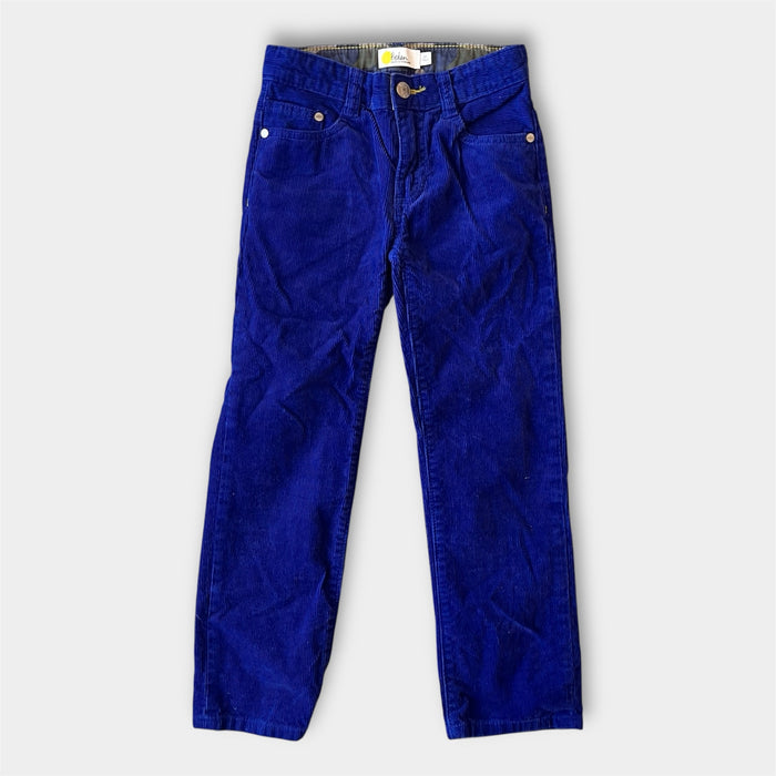 Mini Boden Cozy Corduroy Trousers Pants Blue 6