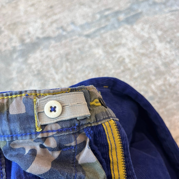 Mini Boden Cozy Corduroy Trousers Pants Blue 6