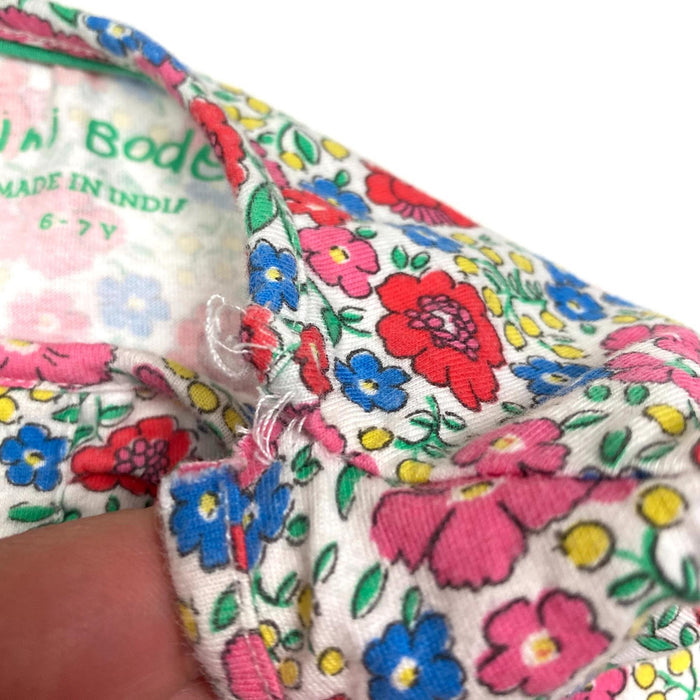 Mini Boden Girls Sleeveless Floral Dress 6-7 Years