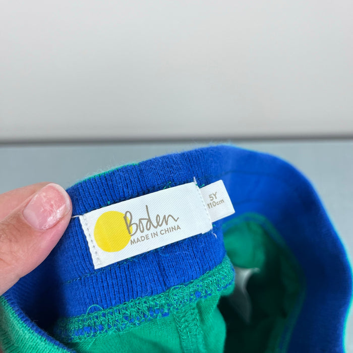 Mini Boden Green Baggies Shorts 5T