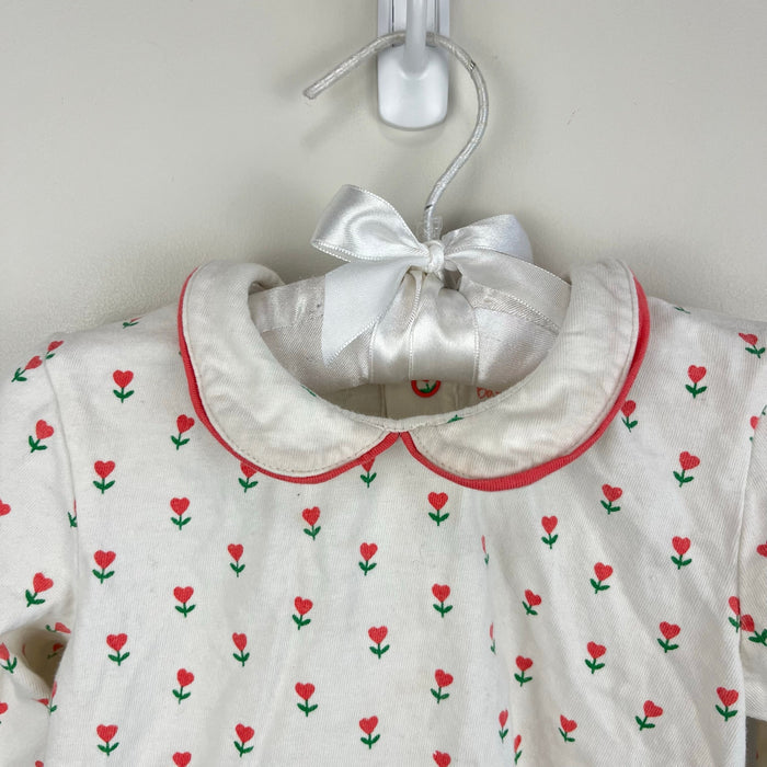 Mini Boden Heart Flowers Blouse 12-18 Months