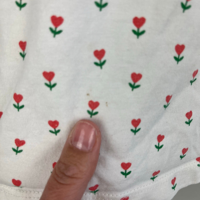 Mini Boden Heart Flowers Blouse 12-18 Months