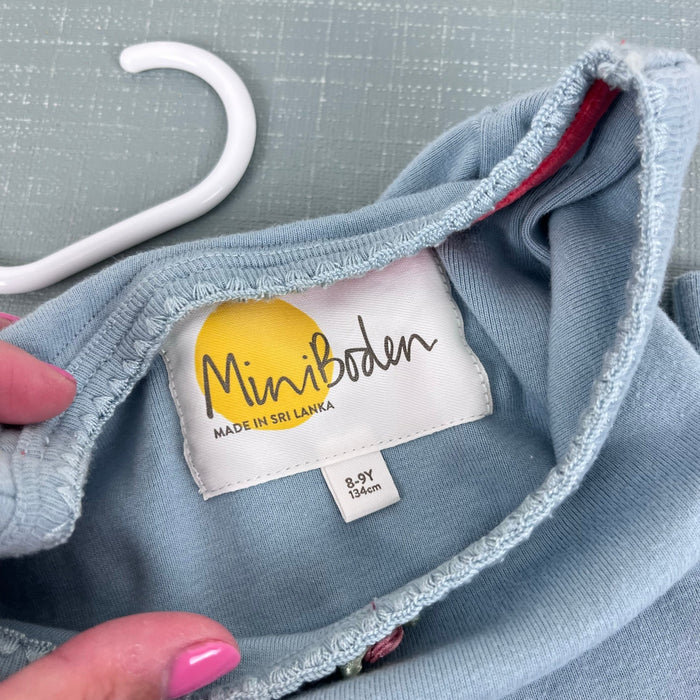 Mini Boden Long Sleeved Rosebud T-Shirt 8-9