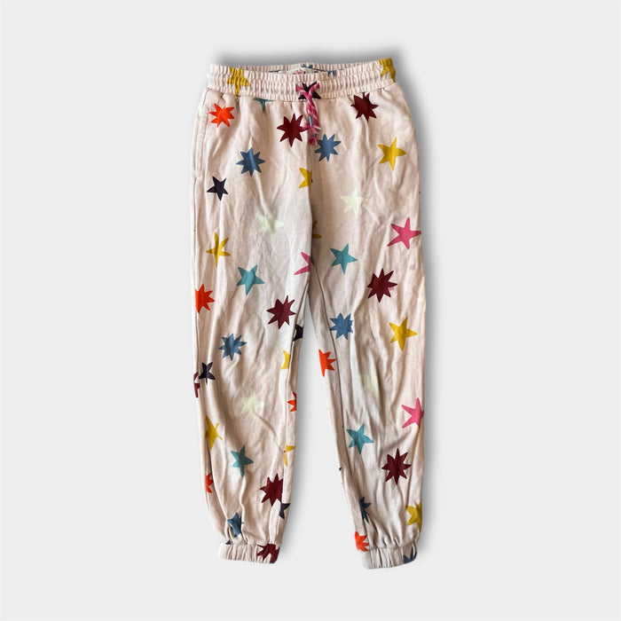 Mini Boden Printed Joggers Oatmeal Muti Stars 10