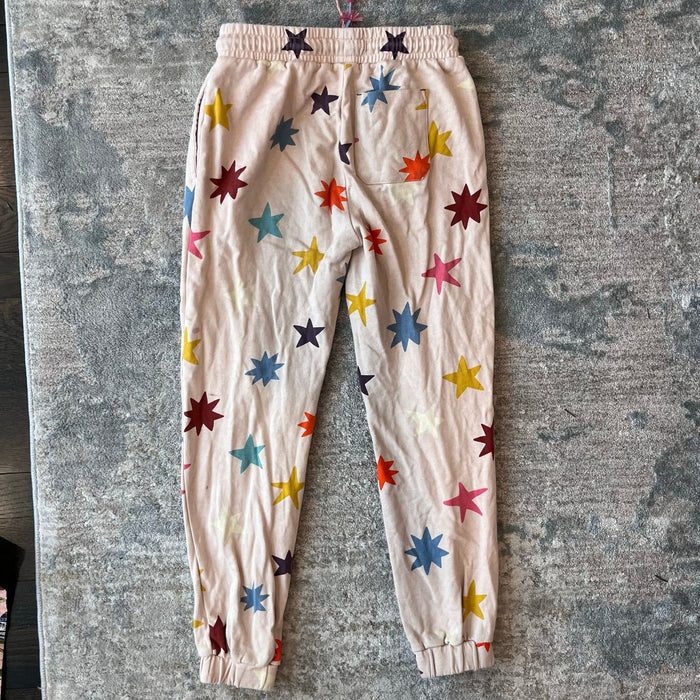 Mini Boden Printed Joggers Oatmeal Muti Stars 10