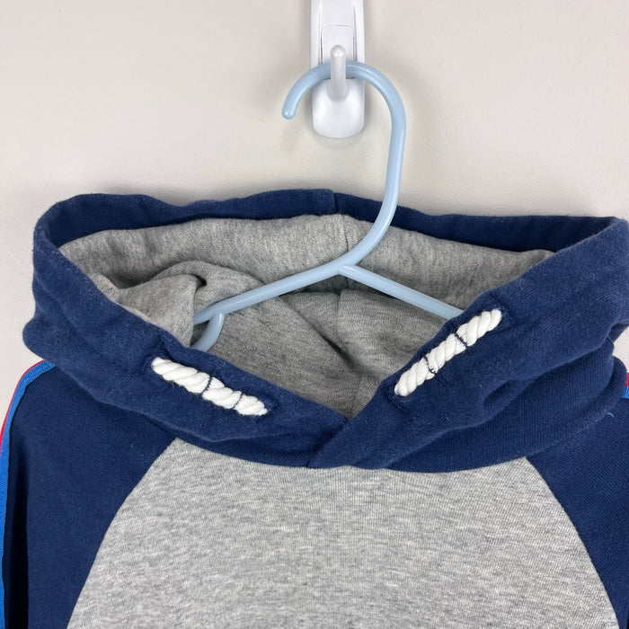 Mini Boden Soccer Football Applique Hoodie Sweatshirt 9-10