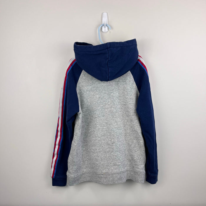 Mini Boden Soccer Football Applique Hoodie Sweatshirt 9-10