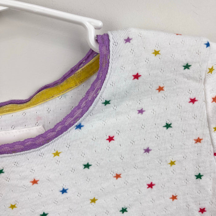 Mini Boden Supersoft Rainbow Star Pointelle T-Shirt 8-9