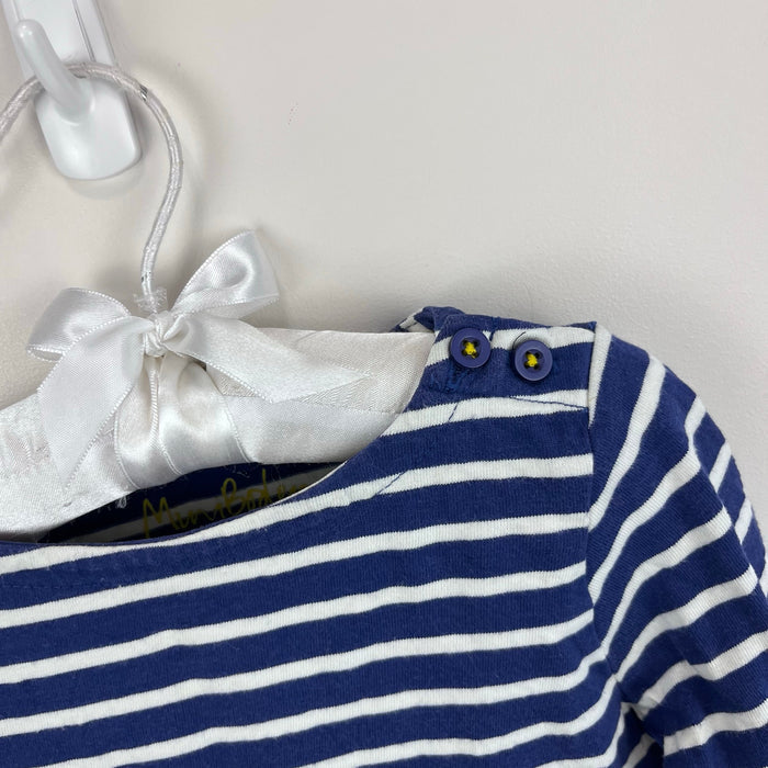 Mini Boden Zebra Applique Pocket Tunic Dress 2-3