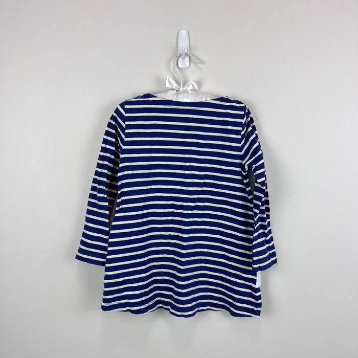 Mini Boden Zebra Applique Pocket Tunic Dress 2-3