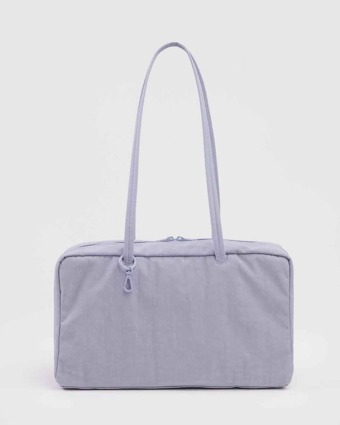 Mist Medium Nylon Bowler Bag | BAGGU | Medium Nylon Bowler Bag