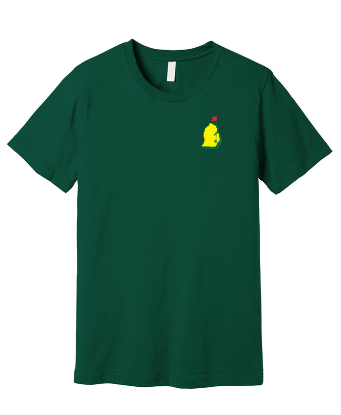 Mitten Flag Golf Shirts