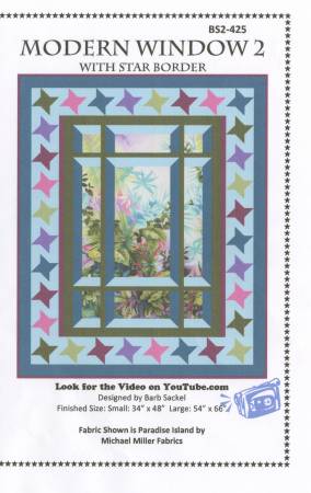 Modern Window 2 - Quilt Woman - Quilt Pattern- Bs2425