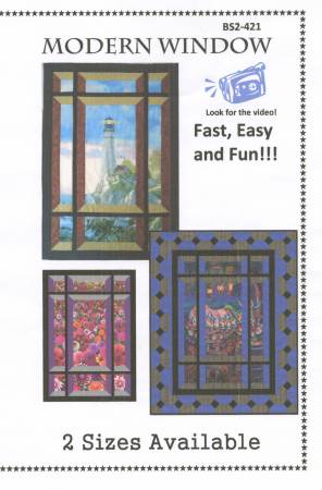 Modern Window Quilt Woman Pattern  Bs2421