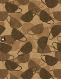 Morning Coffee - Cafe - Shadows - Latte - Tan - Wilmington Prints