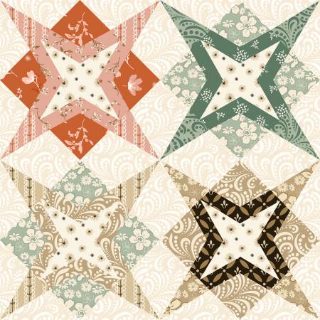 Morning Latte Star Cheater Print Multi