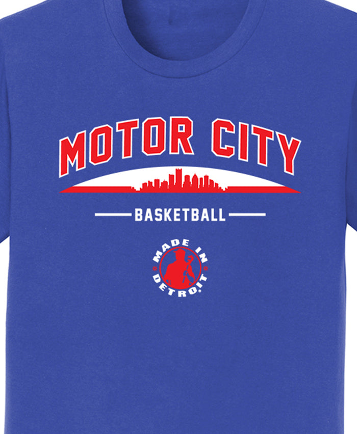 Motor City Basketball Shirt - MD/3X