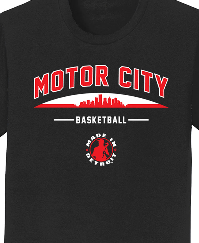 Motor City Basketball Shirt - MD/3X