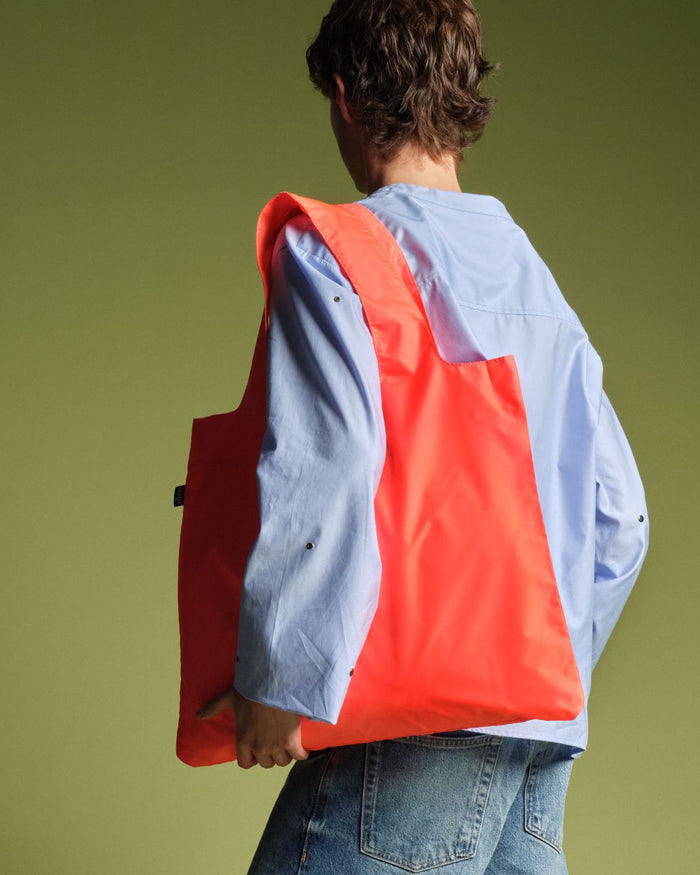 NEON Dark Orange Recycled Bag | LOQI | Recycled Bag
