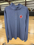 NEW (1 of 1) MID BB Navy 1/4 Button Up - 2X