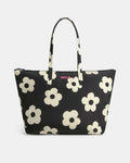 Night Daisy Shopper Tote Bag