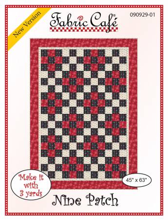 Nine Patch- 3 Yard Quilt Pattern- Fabric Cafe - Fc090929-01