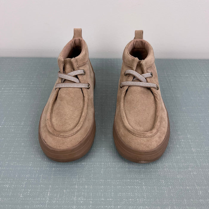 Old Navy High Top Faux Suede Elastic Lace Sneakers 12