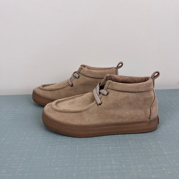 Old Navy High Top Faux Suede Elastic Lace Sneakers 12