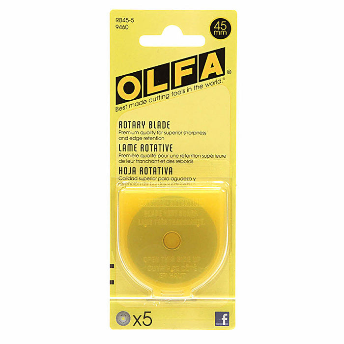 Olfa - Rb45-5 45Mm Blades For Rty-2/G - 9460 - 091511500806