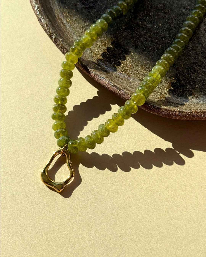 Olive Kari Beaded Necklace