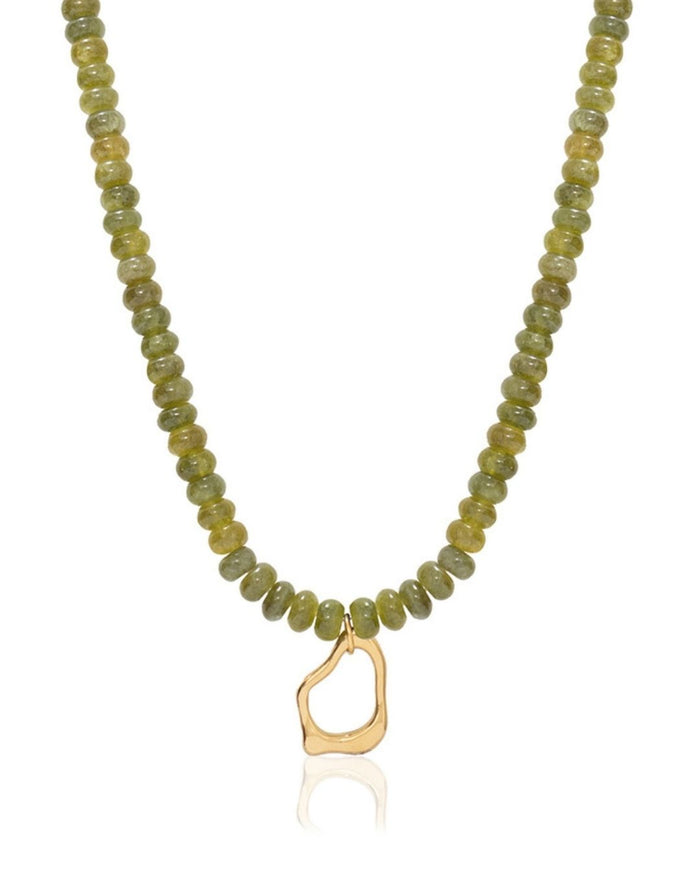 Olive Kari Beaded Necklace