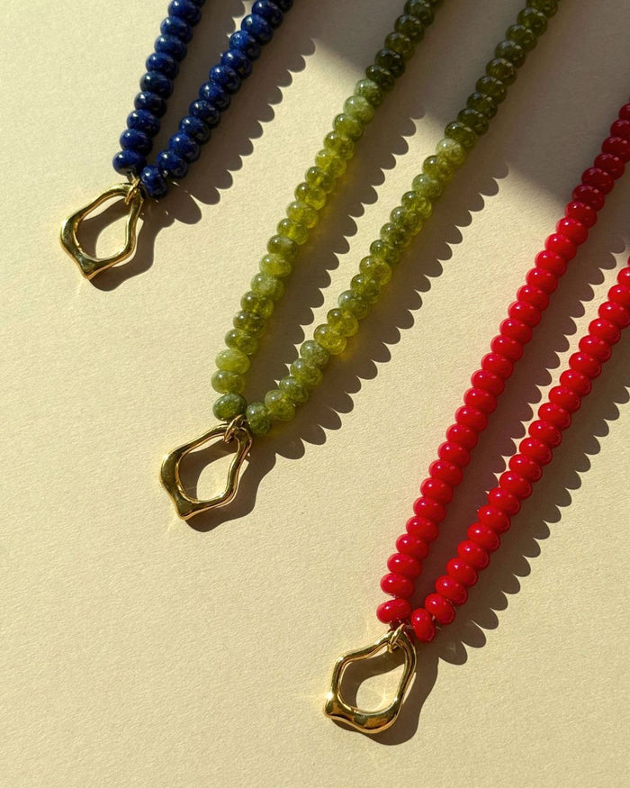 Olive Kari Beaded Necklace