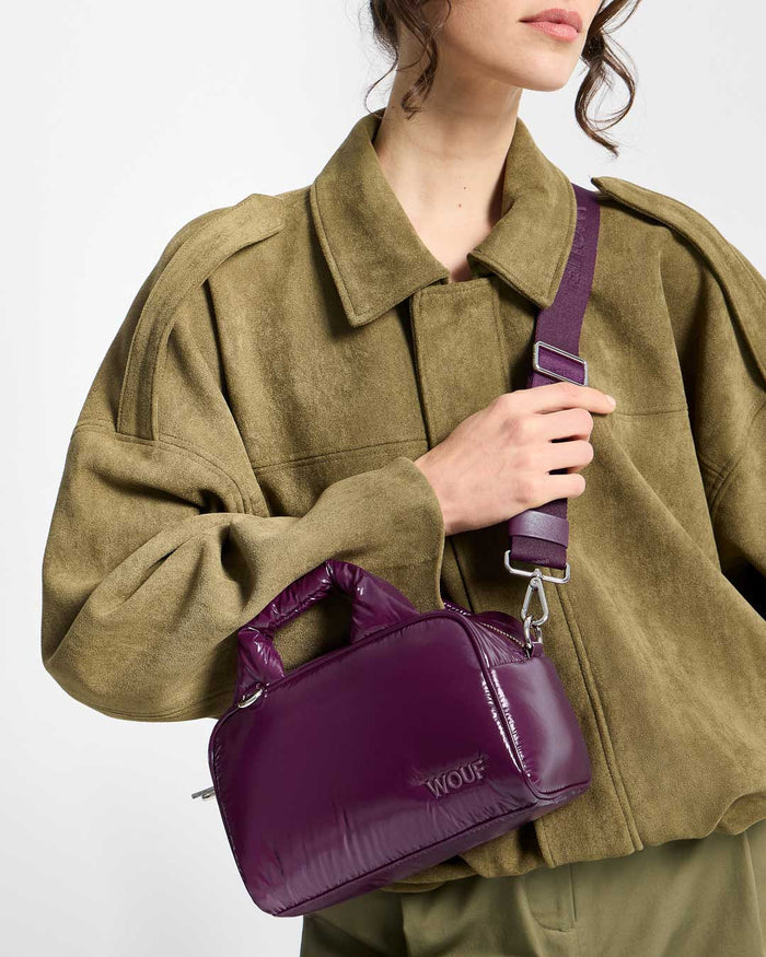 Plum Bowling Bag