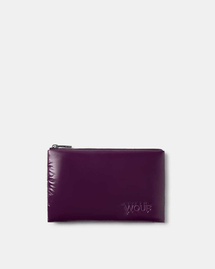 Plum Glossy Pouch