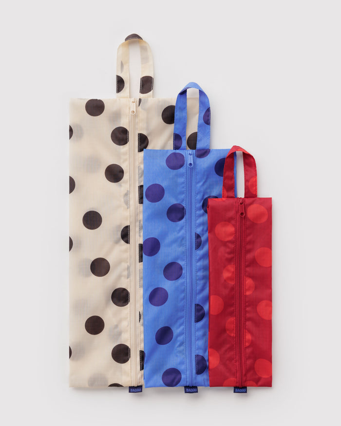 Polka Dot Mix 3D Zip Set | BAGGU | 3D Zip Set