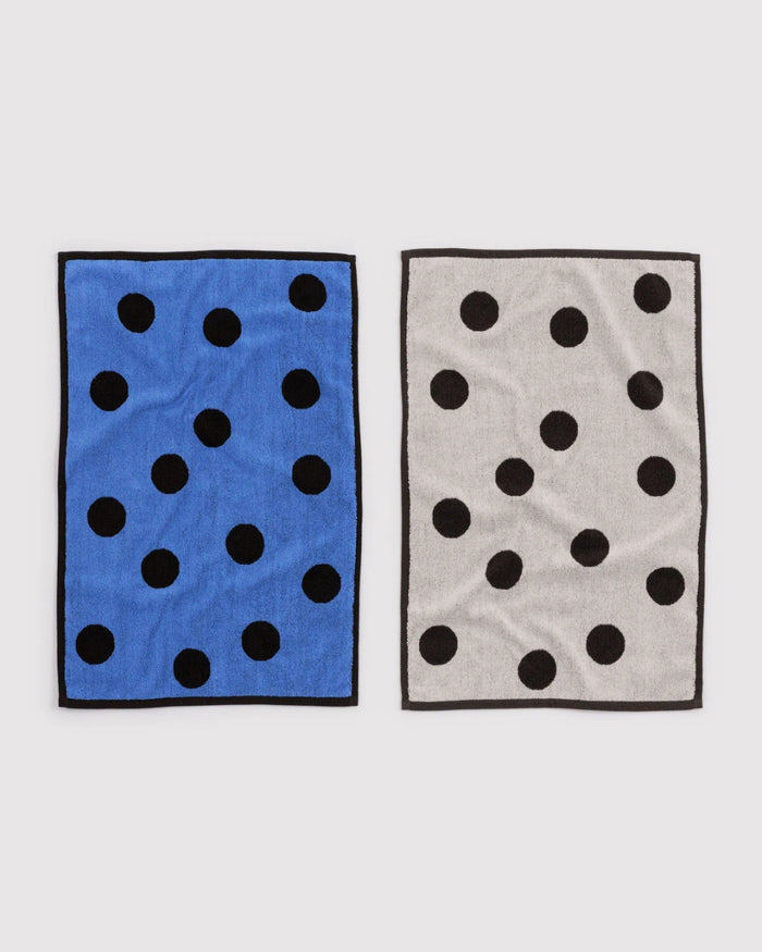 Polka Dot Mix Hand Towel Set of 2 | BAGGU | Hand Towel Set of 2