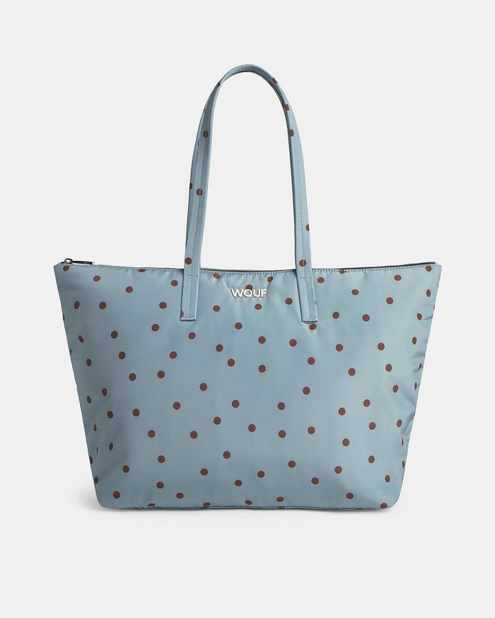 Polka Shopper Tote Bag