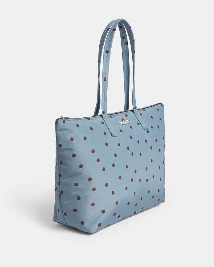 Polka Shopper Tote Bag