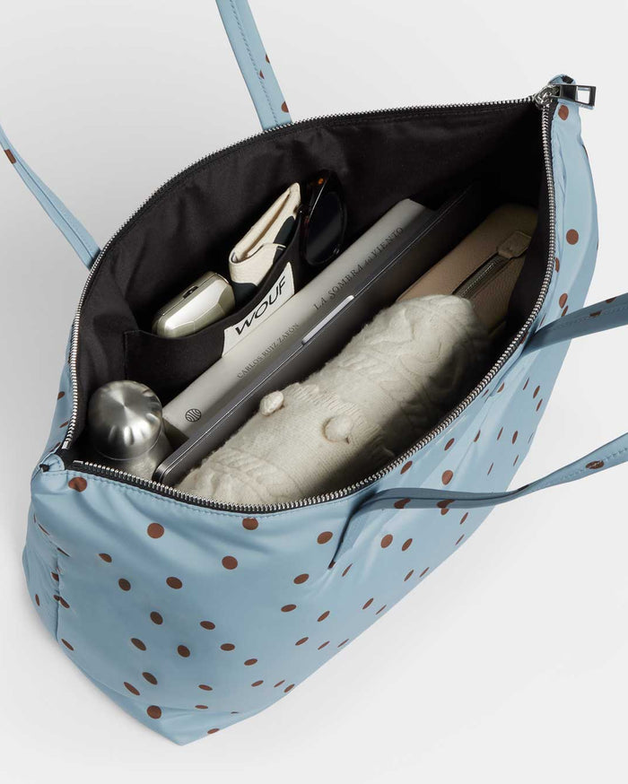 Polka Shopper Tote Bag