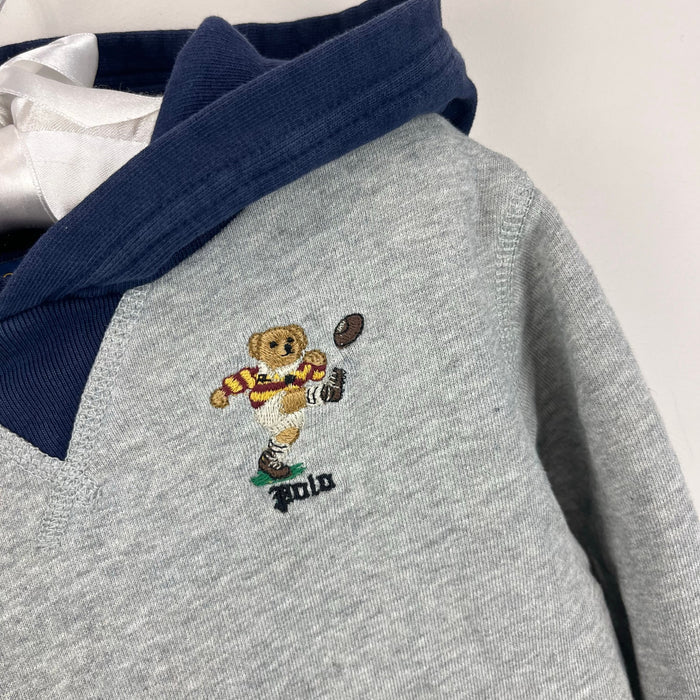 Polo Ralph Lauren Boys Polo Bear Cotton Hoodie 4T