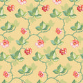 Poppies - Floral Vine Yellow - Andover Fabrics - A-751-Y