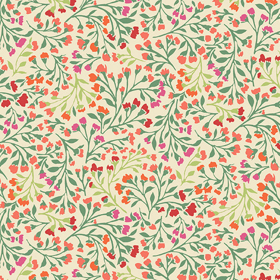 Poppies - Meadow Cream - Andover Fabrics
