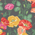 Poppies - Poppies Gray - Andover Fabrics