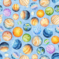QT Cuties 3 - Blue Planets- QT Fabrics - 31859-B