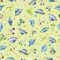 QT Cuties 3 -Green Aliens- QT Fabrics - 31858-H