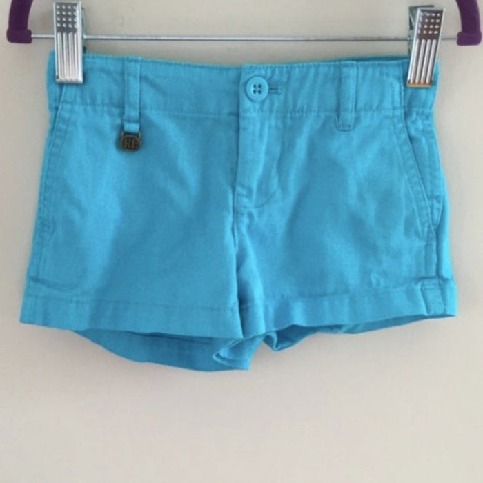 Ralph Lauren Blue Cotton Chino Shorts 2T