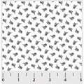 Ramblings - 11 White  Squiggle - P&B Textiles